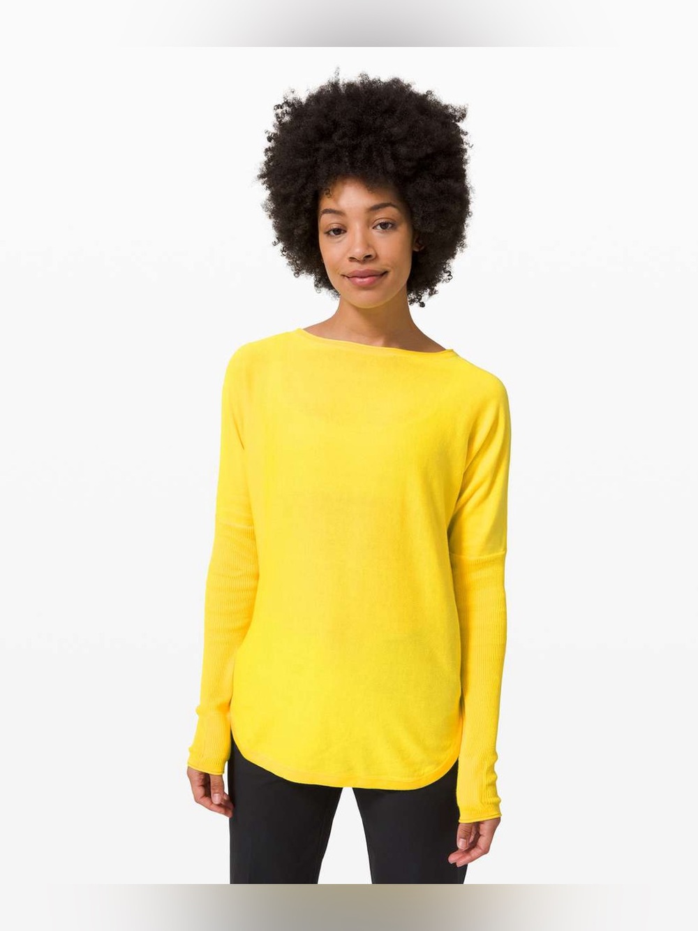 Lululemon Take it All In Sweater Sunlight Yellow